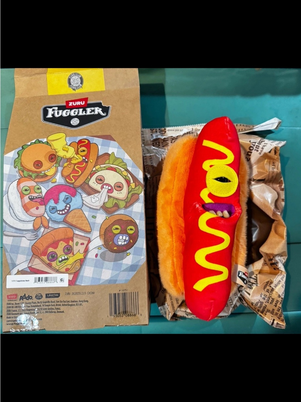 New Fuggler Fuggalicious Tina Weina 9" Plush Walmart Exclusive Hot Dog Food Bag